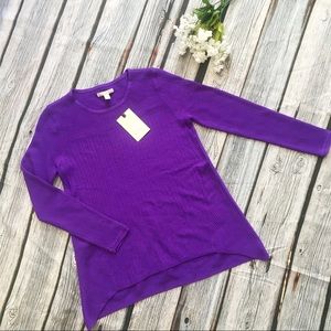 NEW Dana Buchman high low sweater